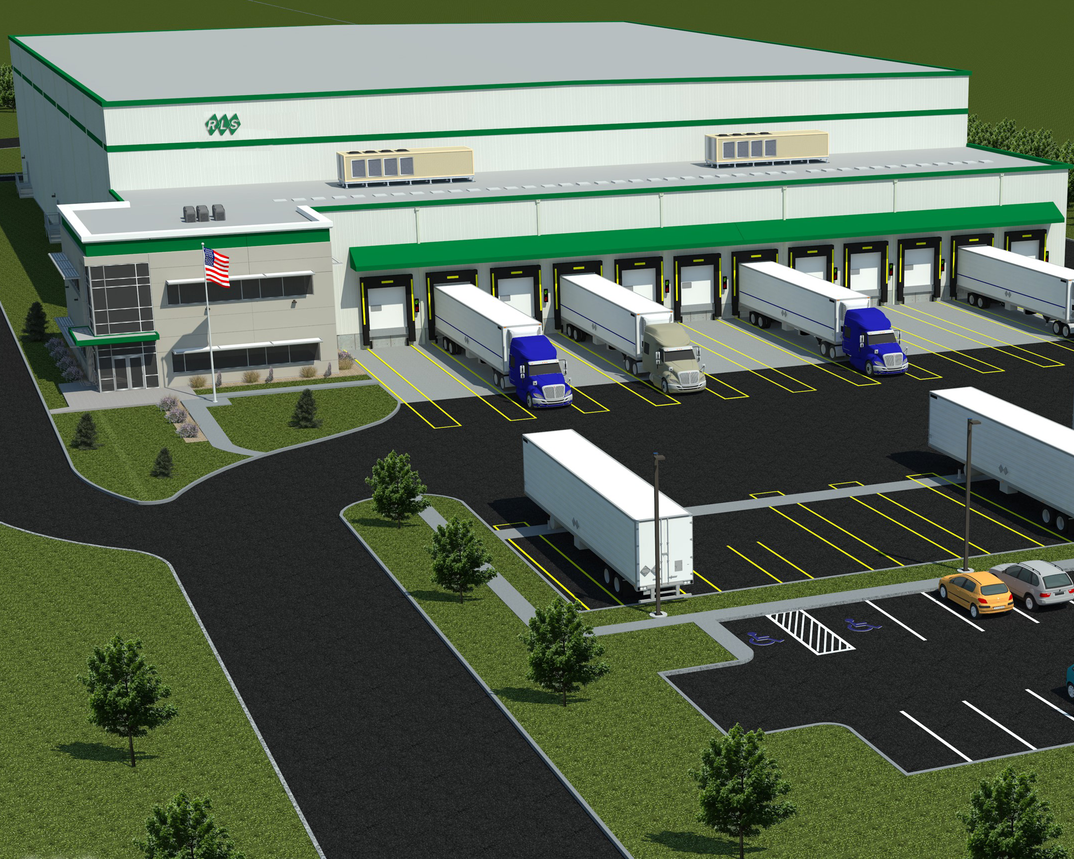 RLS Complete, an RLS Warehouse Partner, logistics facility in Sturbridge, Massachusetts